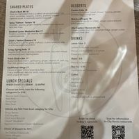 Menu  at Beyond Sushi in New York City
