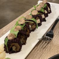 Mighty mushroom roll  at Beyond Sushi in New York City