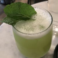 Honeydew melon drink  at Beyond Sushi in New York City