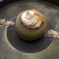 Pandan cake   at Beyond Sushi in New York City