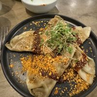 Shiitake truffle dumplings - also very good  at Beyond Sushi in New York City