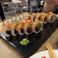Rainbow roll   at Beyond Sushi in New York City