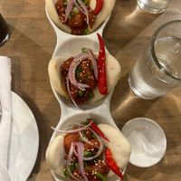 Fried Chick’n Bao  at Beyond Sushi in New York City