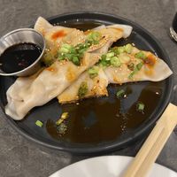 Ginger beef dumplings  at Beyond Sushi in New York City