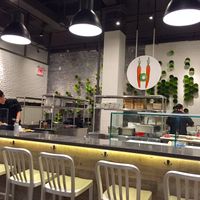 sushi bar at Beyond Sushi in New York City