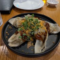 Shiitake truffle dumplings - spicy at Beyond Sushi in New York City