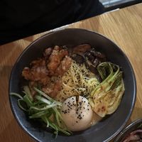Ramen (with an “egg”!)  at Beyond Sushi in New York City