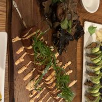 Pork skewer  at Beyond Sushi in New York City