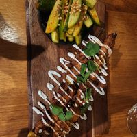 Chicken yakitori skewers at Beyond Sushi in New York City