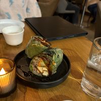 spring rolls  at Beyond Sushi in New York City