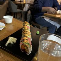rainbow roll  at Beyond Sushi in New York City