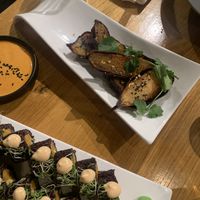 Glazed Korean Yams and Sweet Tree rolls 😋  at Beyond Sushi in New York City