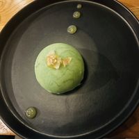 Pandon mousse cake (soooo good!) #Veganuary at Beyond Sushi in New York City