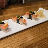 Tuna nigiri at Beyond Sushi in New York City