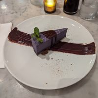 Ube Cheesecake at Beyond Sushi in New York City