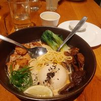 Sesame ramen bowl at Beyond Sushi in New York City