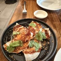 Dumpling ginger beef   at Beyond Sushi in New York City