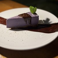 Ube cheesecake❤️❤️❤️❤️❤️  at Beyond Sushi in New York City