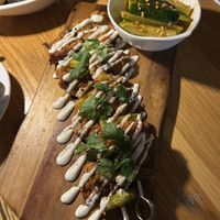 Chicken yakitori skewers at Beyond Sushi in New York City