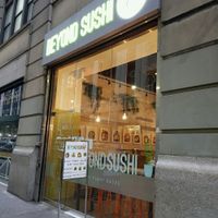 Exterior of 37th Street branch at Beyond Sushi in New York City