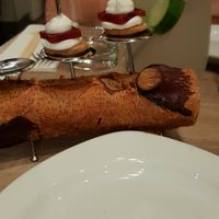 an amuse-bouche, provided free before the meal at Beyond Sushi in New York City