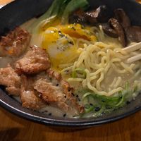 sesame miso ramen at Beyond Sushi in New York City