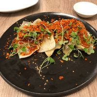 Fun guy dumplings at Beyond Sushi in New York City