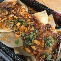 Delish dumplings! at Beyond Sushi in New York City