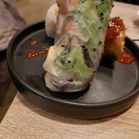 Spicy roll yummy at Beyond Sushi in New York City