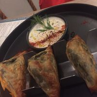 spanakopita  at Beyond Sushi in New York City