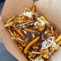 Vegan poutine at The Big Cheese Poutinerie - 10 St NW in Calgary