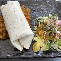 Vegan wrap at Grand Café Industrie in Leuven