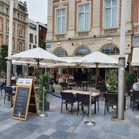 terrace at Grand Café Industrie in Leuven