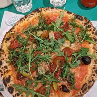 Vince Vega-n with vegan mozzarella instead of the parmesan at The Dough Bros in Galway