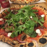 You ricotta be kidding pizza with rocket - recommended!  at The Dough Bros in Galway