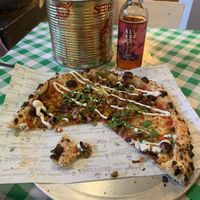 Beanus Williams Vegan Pizza at The Dough Bros in Galway