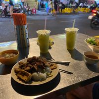 2 meals with sugarcane juice  at Chi Cu in Ho Chi Minh City