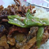 Com tap Cam, Rice with veggies and Tofu at Chi Cu in Ho Chi Minh City