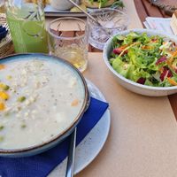 Barley soup at Bistro Maha in Ljubljana