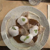 Dumplings  at Bistro Maha in Ljubljana