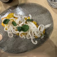 I really don’t know what this should be… it’s cauliflower with something😄  at Bistro Maha in Ljubljana