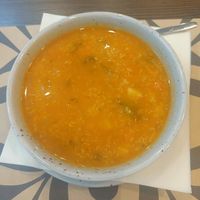 Stew/minestrone with quinoa at Bistro Maha in Ljubljana