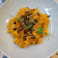 Pearl barley risotto at Bistro Maha in Ljubljana