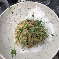 Cashew garlic Pasta  at Bistro Maha in Ljubljana