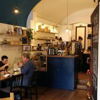 Interior at LYR Speciality Coffee and Food in Pecs