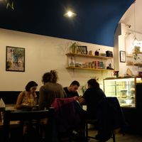 Interior at LYR Speciality Coffee and Food in Pecs