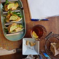 Tacos de heura #Veganuary at Cerveceria Victoria in A Coruna