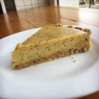 Torta de Marcujá Vegana  at Cafe da Krause in Pelotas