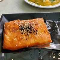 Bakes Feta with honey 15/10 at Talos Restaurant in Crete