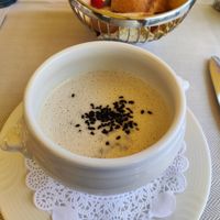 Coconut soup at Seeterrasse in Brunnen